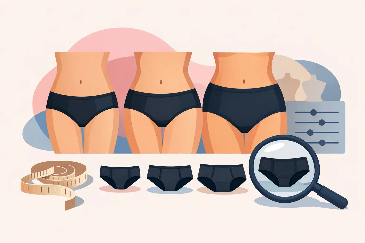 Period Pants Size Guide: Find Your Best Fit