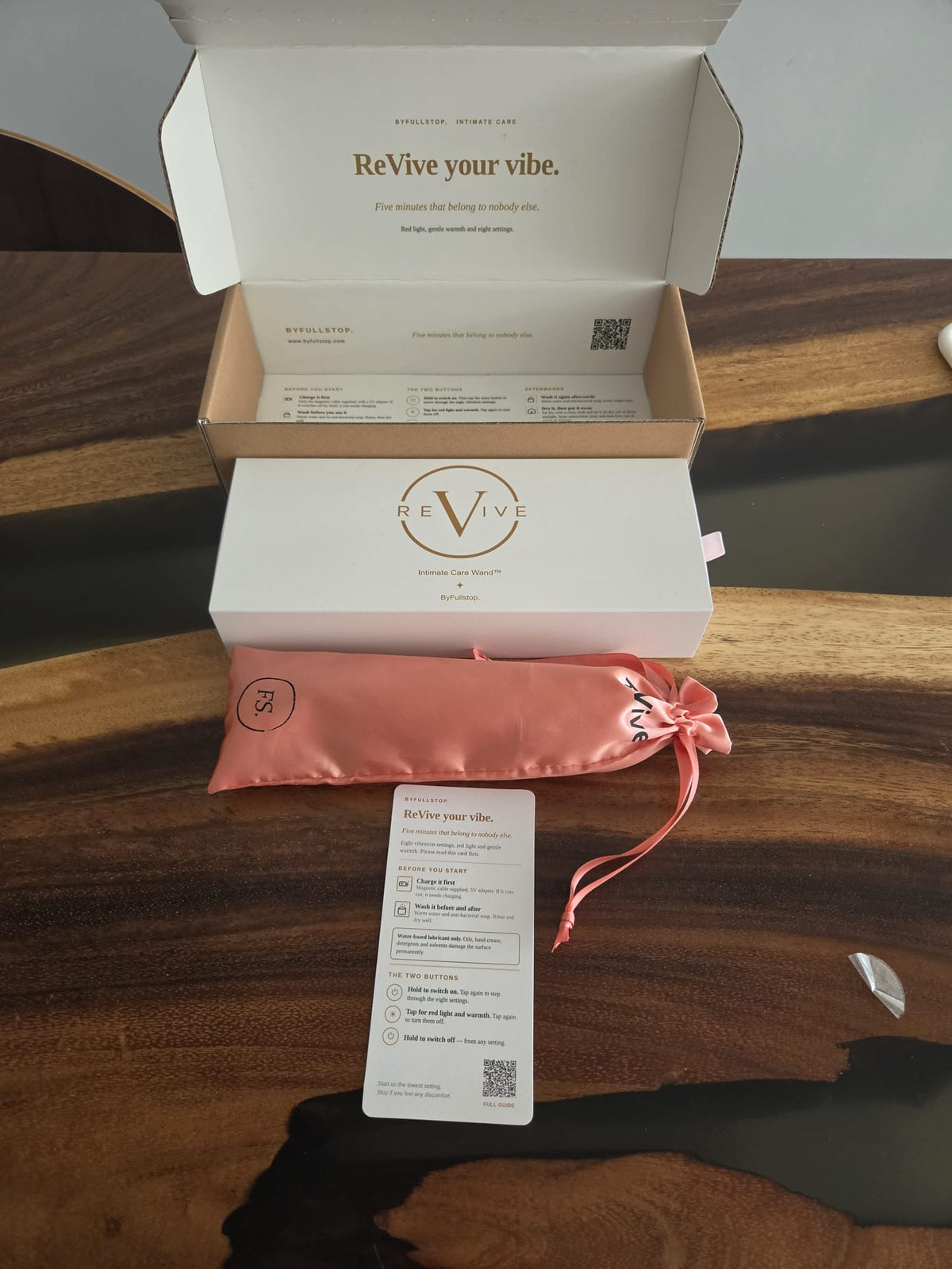 Intimate Care Wand – ReVive | Red Light, Warmth and Eight Settings